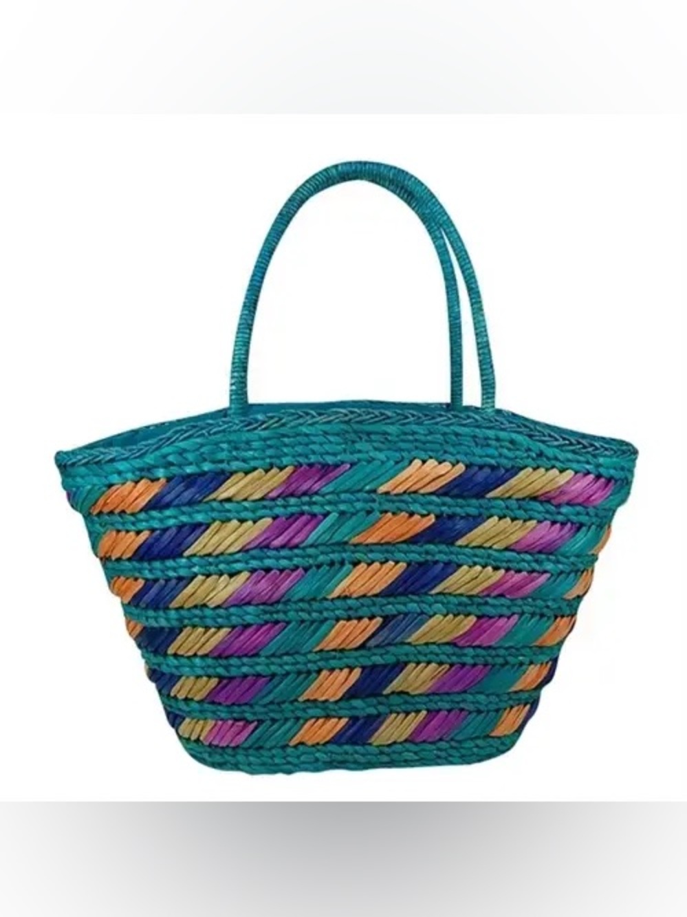 Large Straw Tote Bag